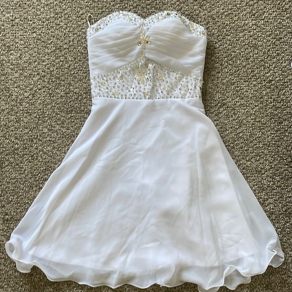 Pristine white formal dress!